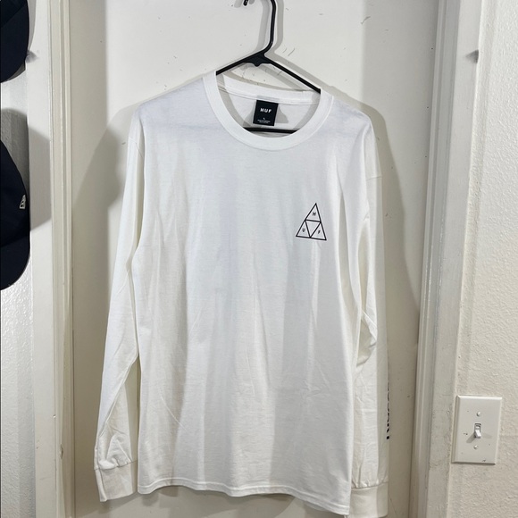 NWOT HUF White Graphic Long Sleeve Tee - Picture 1 of 4